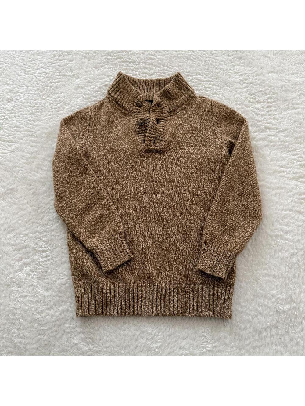 6y Brown Knit Sweater
